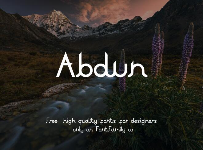 Abdun Font