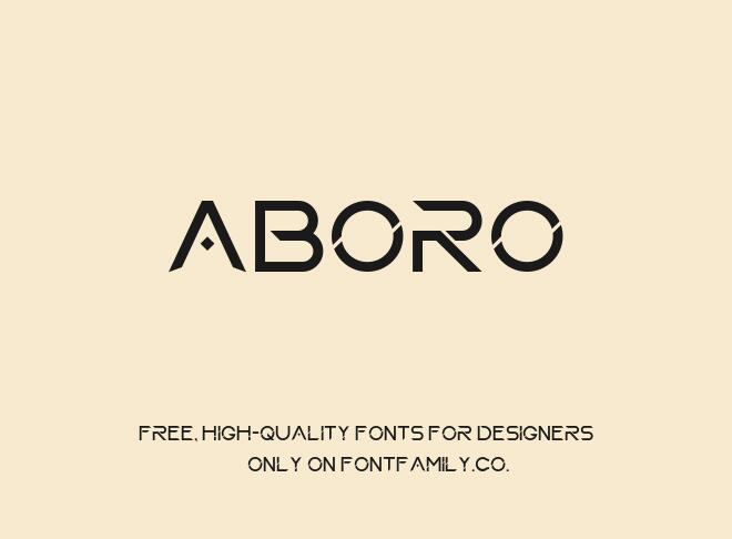 Aboro Font