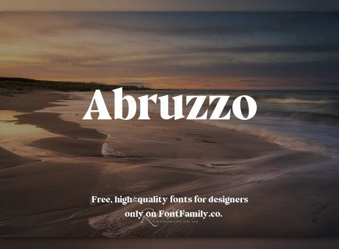 Abruzzo Font
