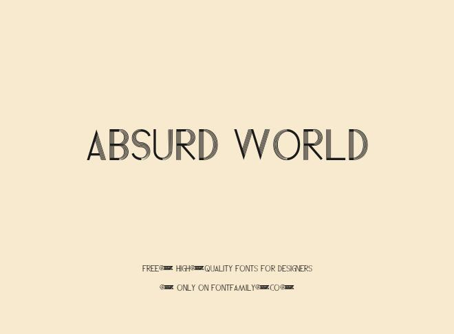 Absurd World Font