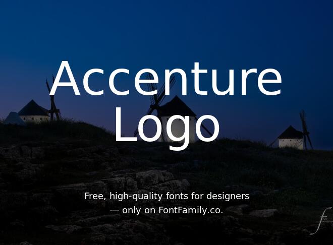 Accenture Logo Font