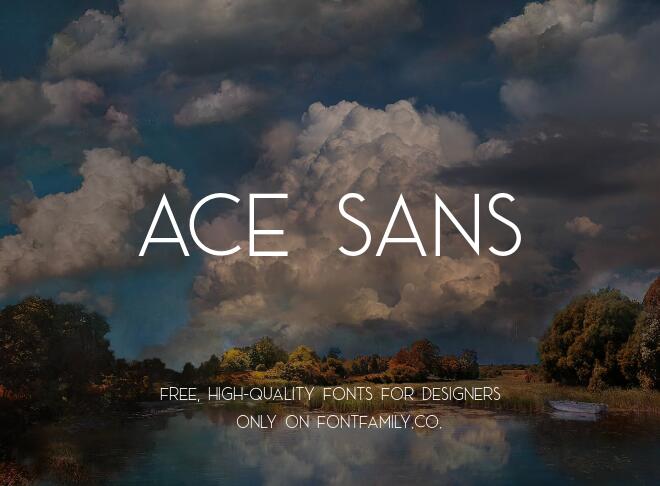 Ace Sans Font