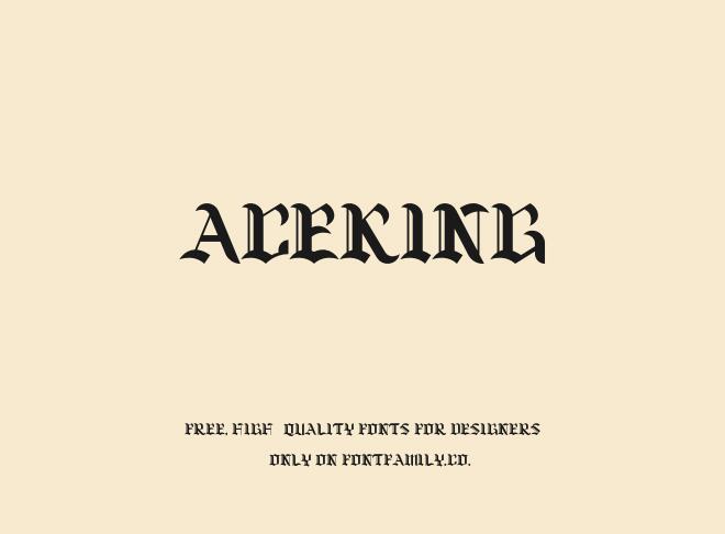 Aceking Font