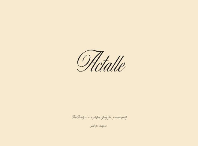 Actalle Font