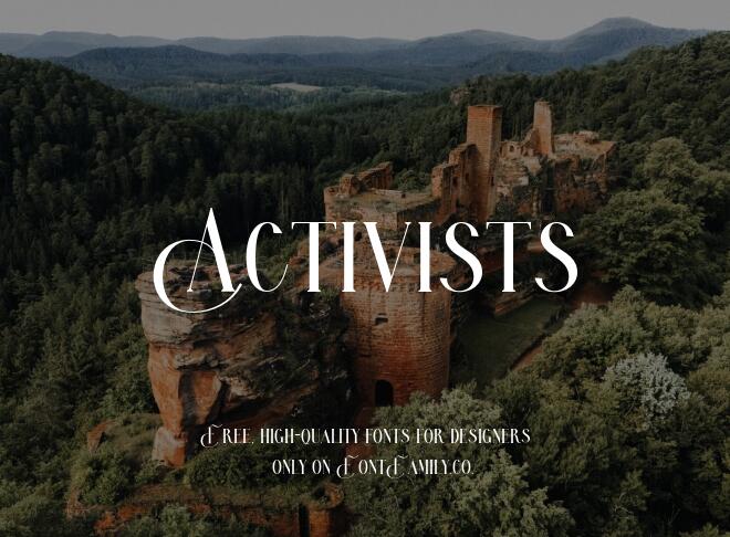 Activists Font