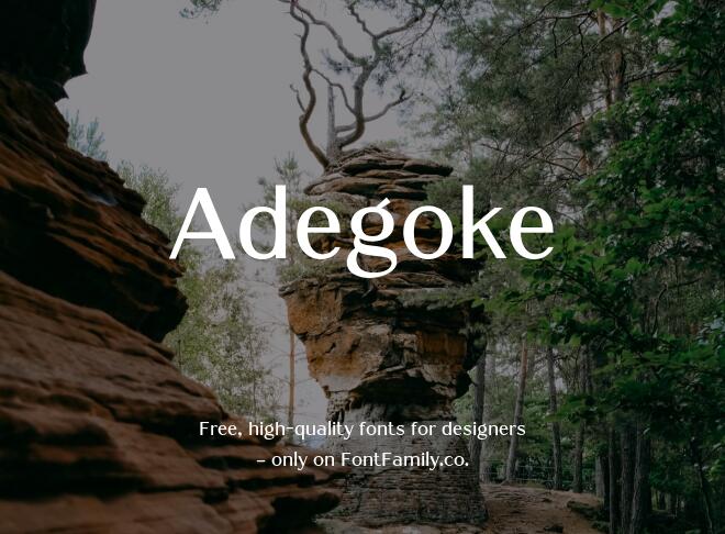 Adegoke Font