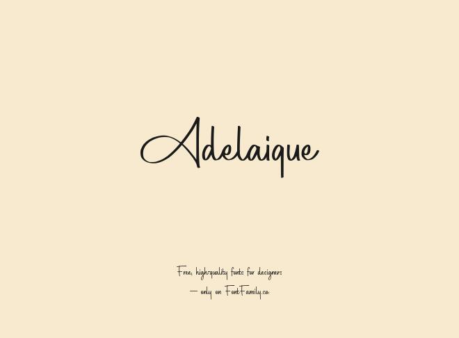 Adelaique Font