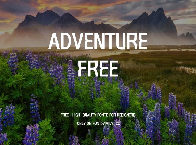 Adventure Free Font