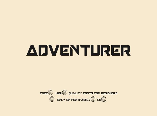 Adventurer Font