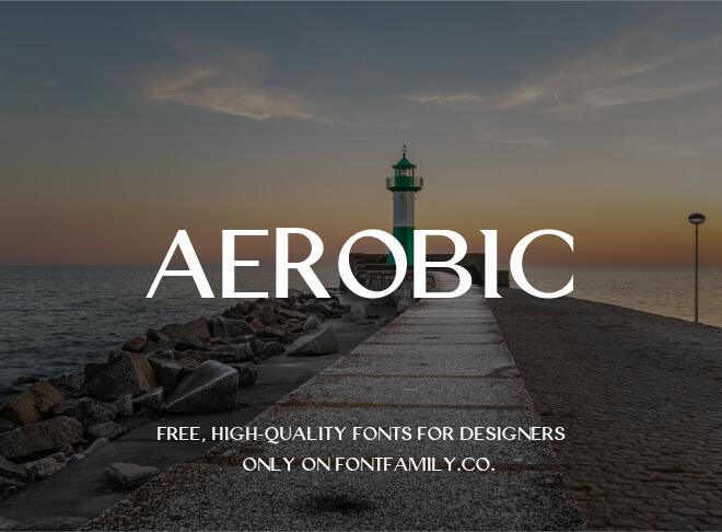 Aerobic Font
