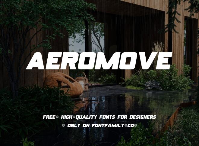 Aeromove Font