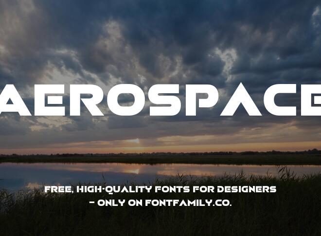 Aerospace Font