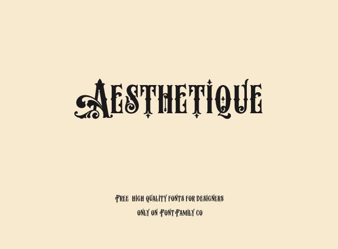 Aesthetique Font