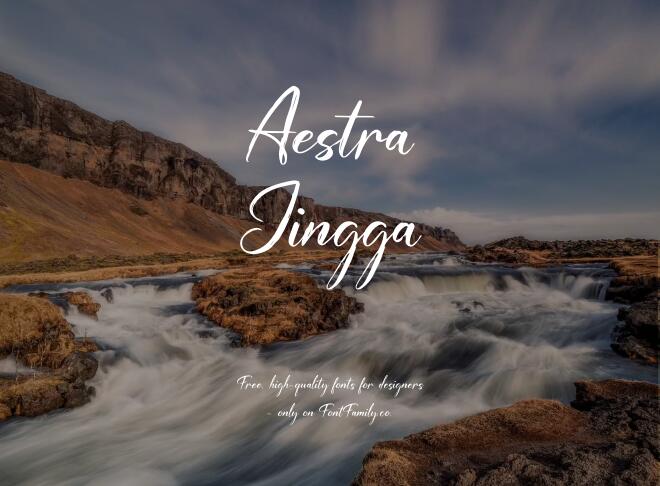 Aestra Jingga Font