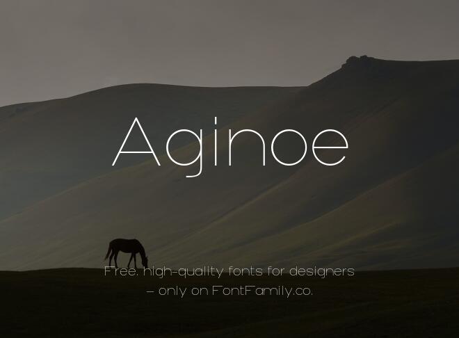 Aginoe Font