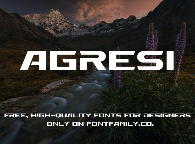 Agresi Font