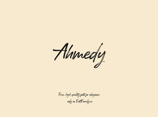 Ahmedy Font