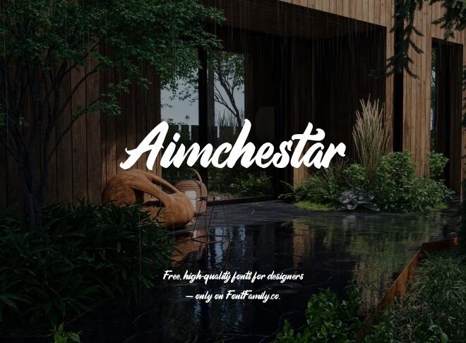 Aimchestar Font