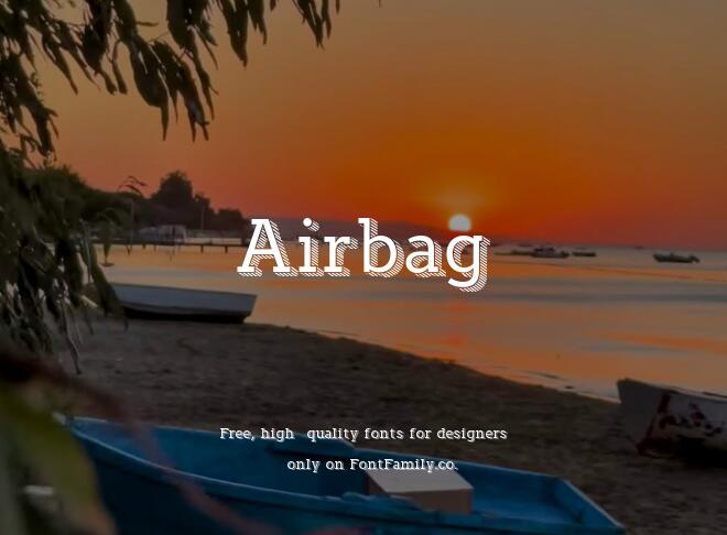 Airbag Font
