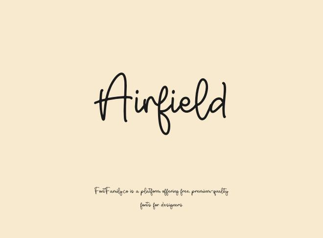 Airfield Font