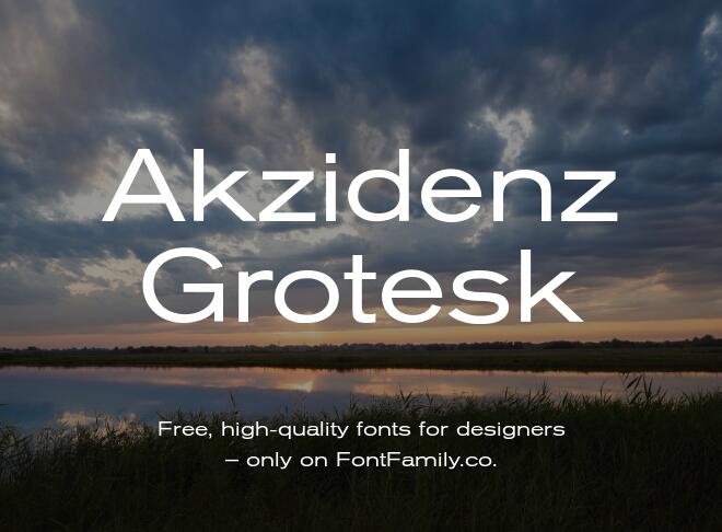 Akzidenz Grotesk Font