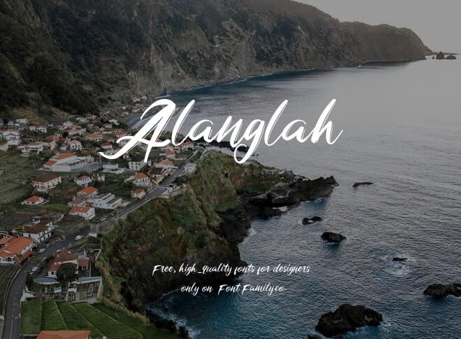 Alanglah Font