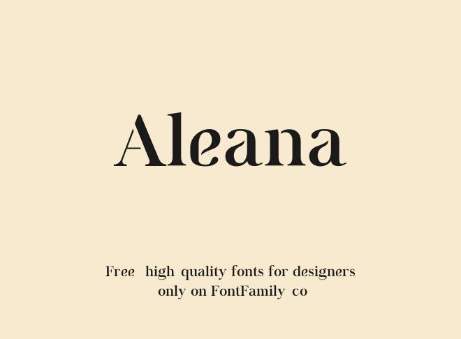 Aleana Font