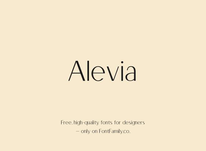 Alevia Font