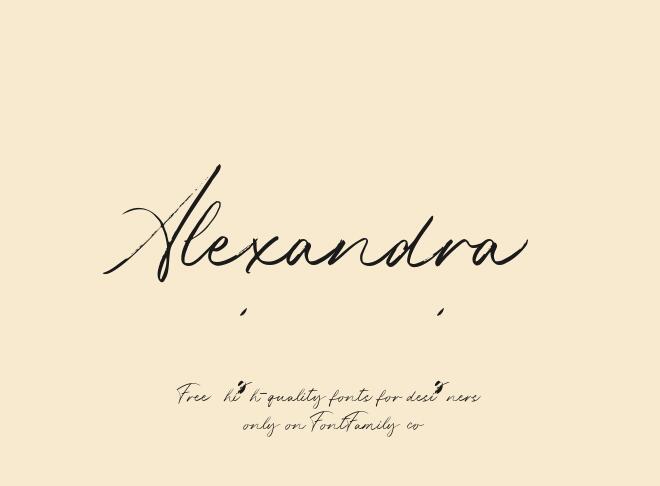 Alexandra Font