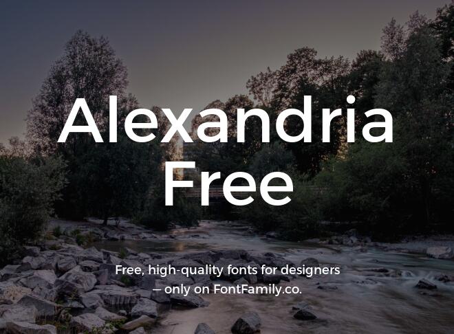 Alexandria Free Font