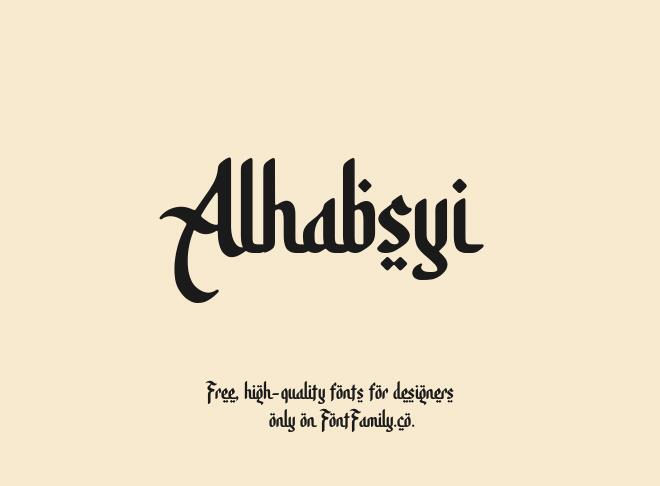 Alhabsyi Font