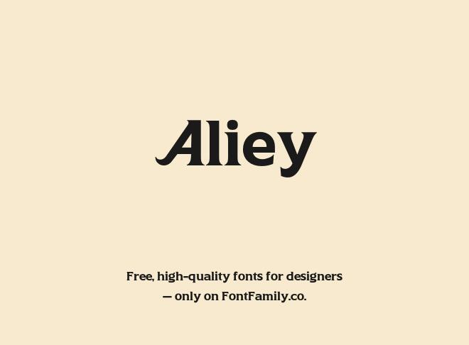 Aliey Font