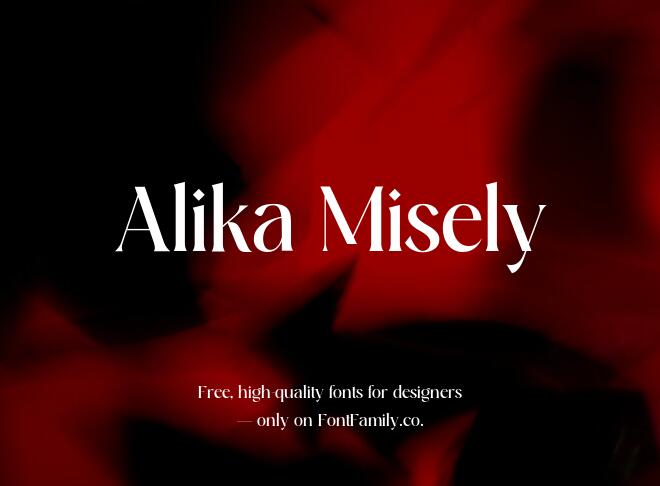 Alika Misely Font