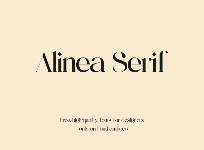 Alinea Serif Font