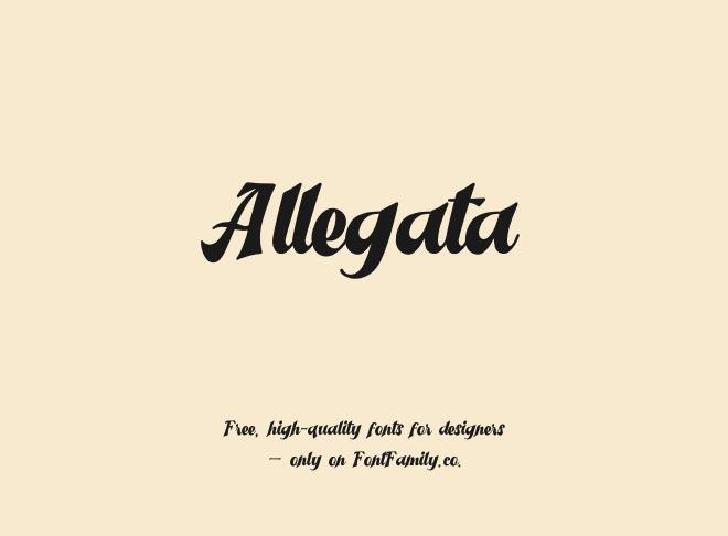 Allegata Font