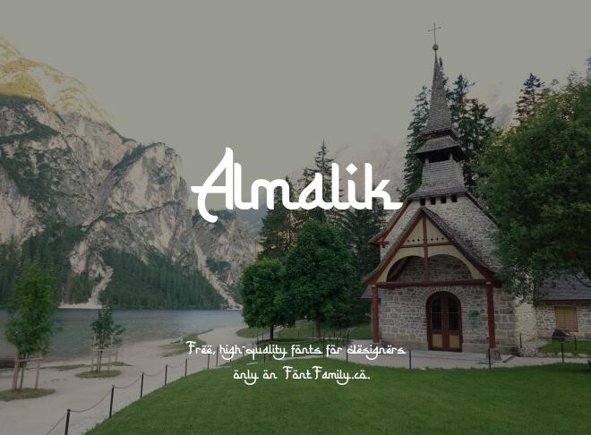 Almalik Font