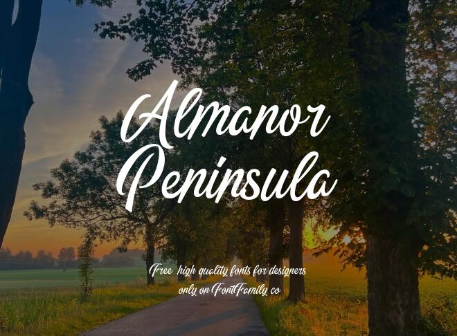 Almanor Peninsula Font