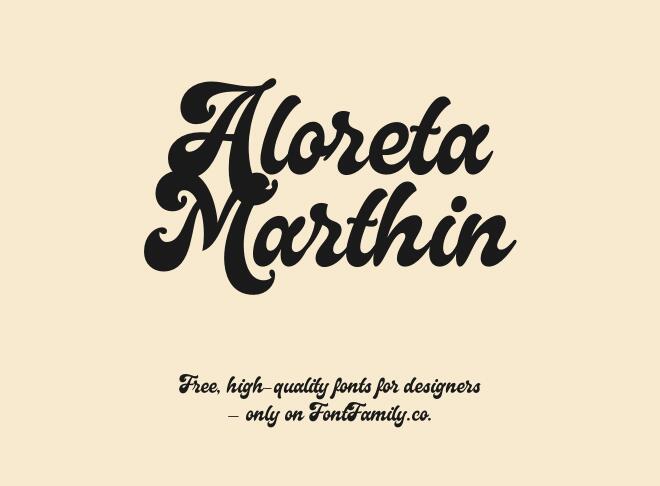 Aloreta Marthin Font