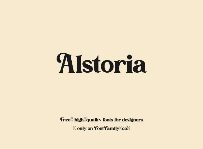 Alstoria Font