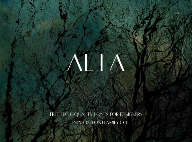 Alta Font