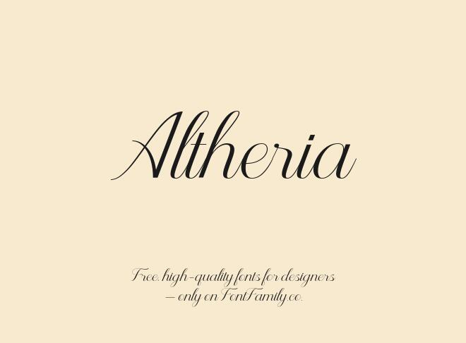 Altheria Font