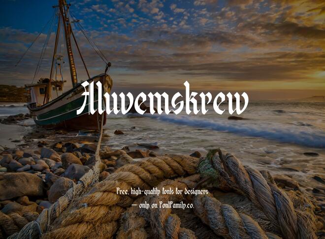 Aluvemskrew Font