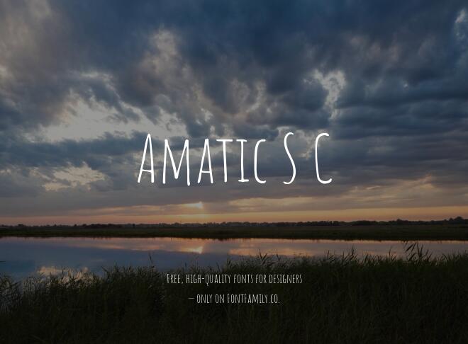 Amatic S C Font