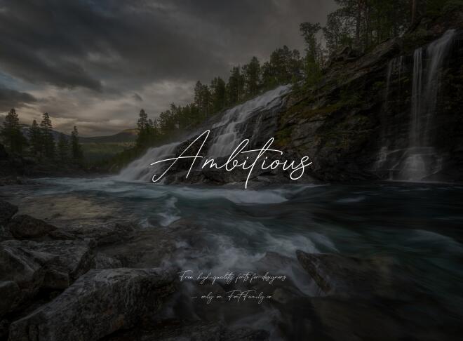 Ambitious Font