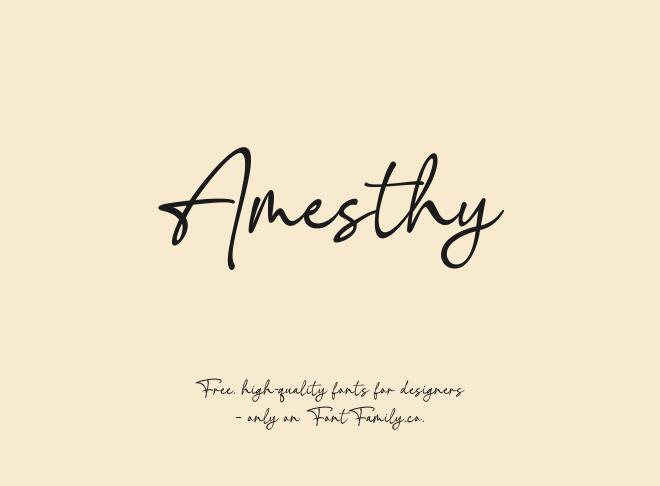 Amesthy Font