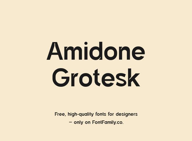 Amidone Grotesk Font