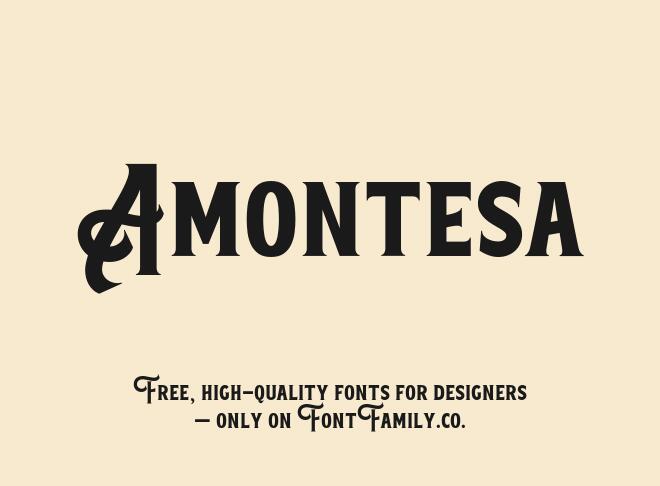 Amontesa Font