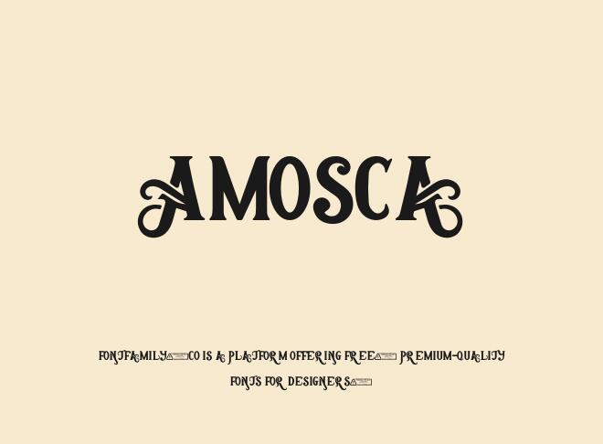 Amosca Font