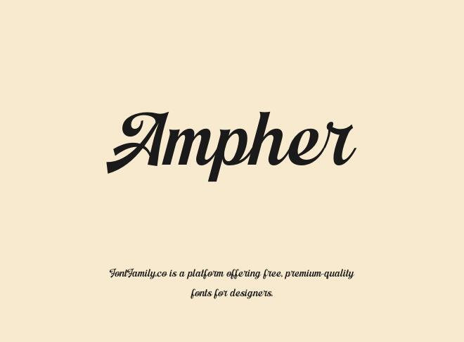 Ampher Font