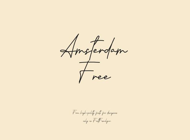 Amsterdam Free Font